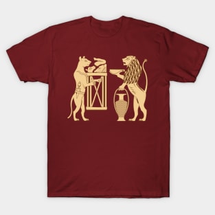 Lion and lioness with sacrifices T-Shirt